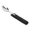 Eating Aids Cutlery, Adaptive Spoon Weighted Handle Stainless Steel Prevent Slip Easy Grip Drop Resistant With Strap For Elderly For