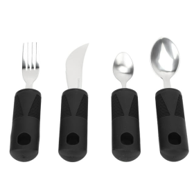 Parkinsons Utensils, Weighted Utensils 4 Pieces Weighted Design For Elderly