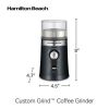 Custom Grind Coffee Grinder, 14 Cups, Black