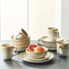 Sorrell Beige Reactive Stoneware 16 Piece Dinnerware Set