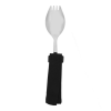 Eating Aids Cutlery, Adaptive Spoon Weighted Handle Stainless Steel Prevent Slip Easy Grip Drop Resistant With Strap For Elderly For