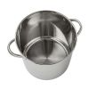 Stainless Steel 12-Quart Stock Pot with Glass Lid