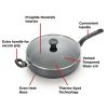 Easy Care Nonstick Cookware, Jumbo Cooker, 5 Quart, Grey