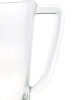 2.75 Quarts Water Pitcher with Lid, Oval Halo Design Unbreakable Plastic Pitcher, Drink Pitcher, Juice Pitcher with Spout BPA Free